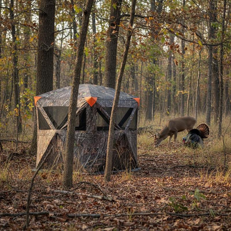 Hunting Outdoors - Transparent Ground Shelter 58
