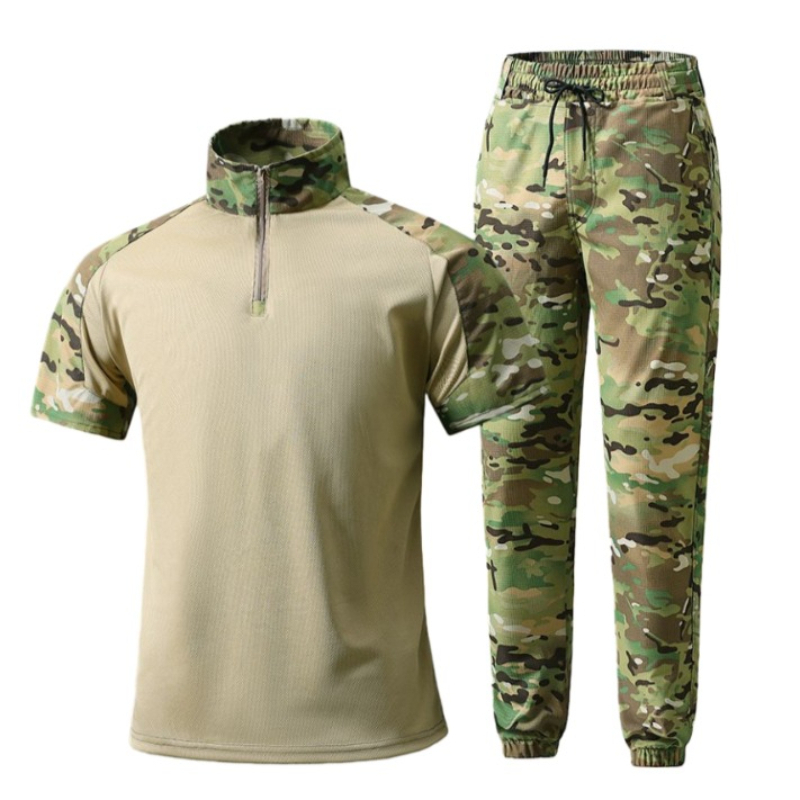 Hunting Outdoors - Man Tactical Uniform Camo Hunting Clothes