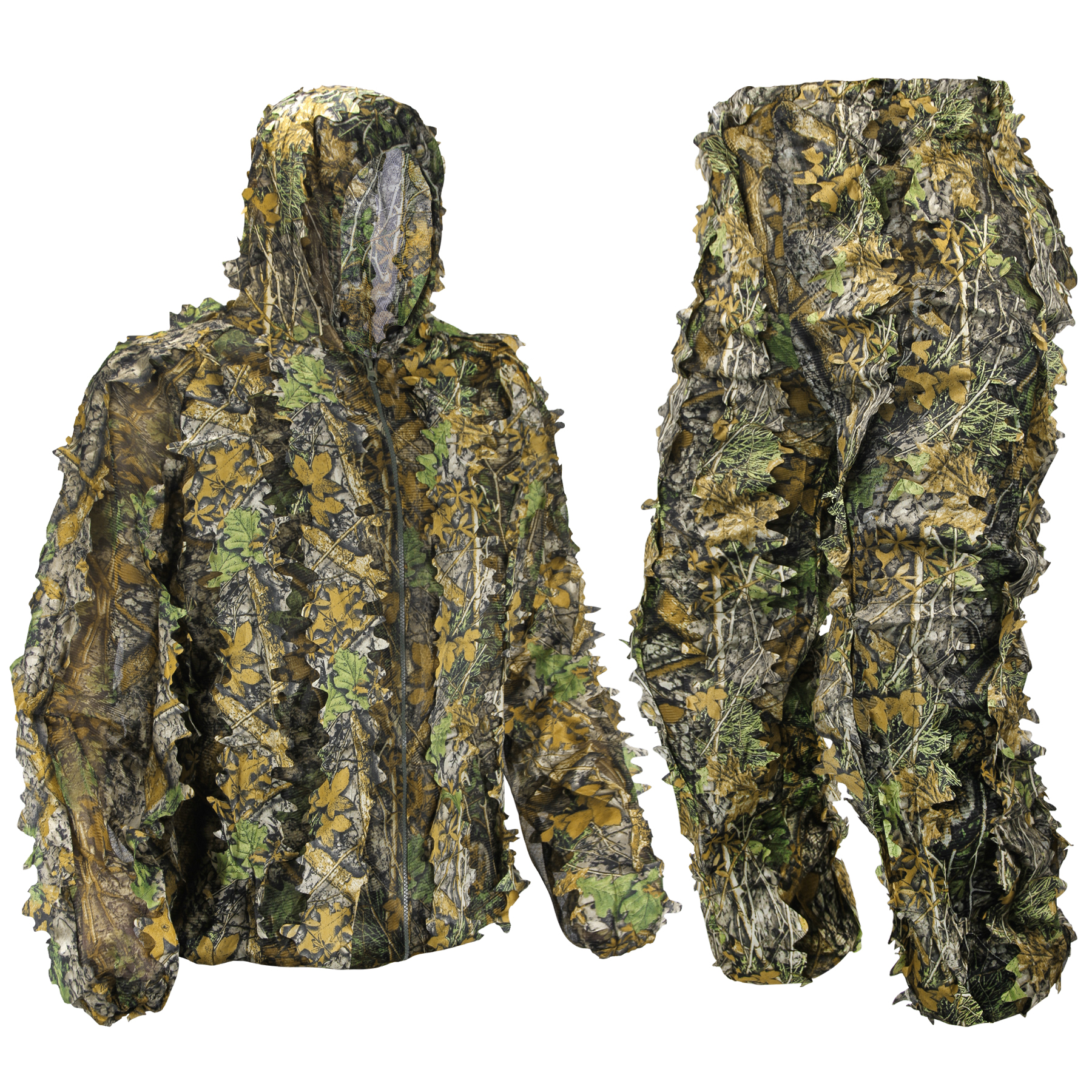 Hunting Outdoor Watch - 3D Camo Leaf Ghillie Suit Breathable