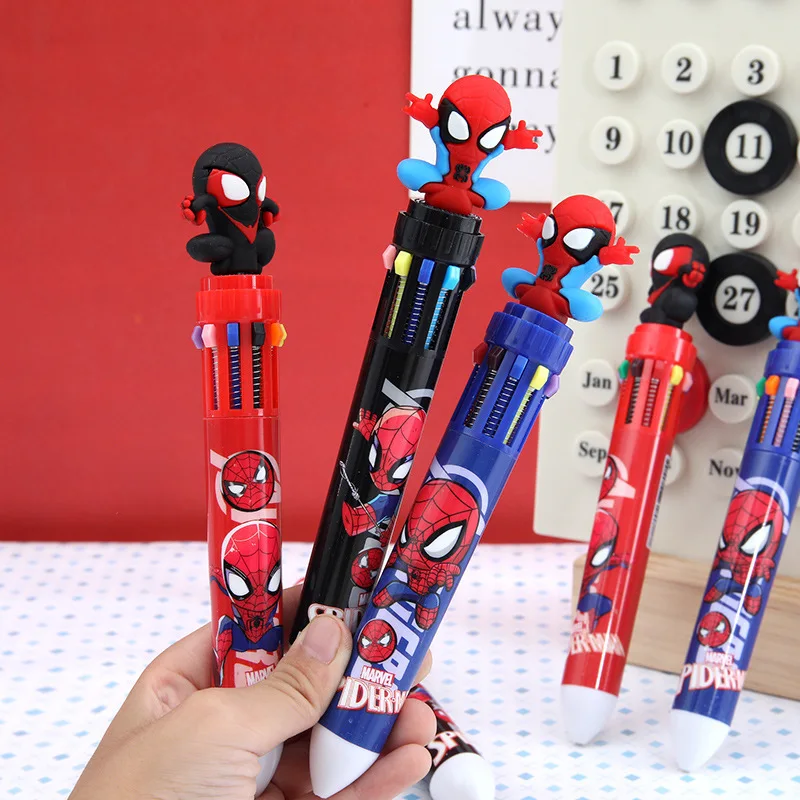Tactical Pen Tool - 6pcs Cartoon Superhero Spider-Man 10 Colors