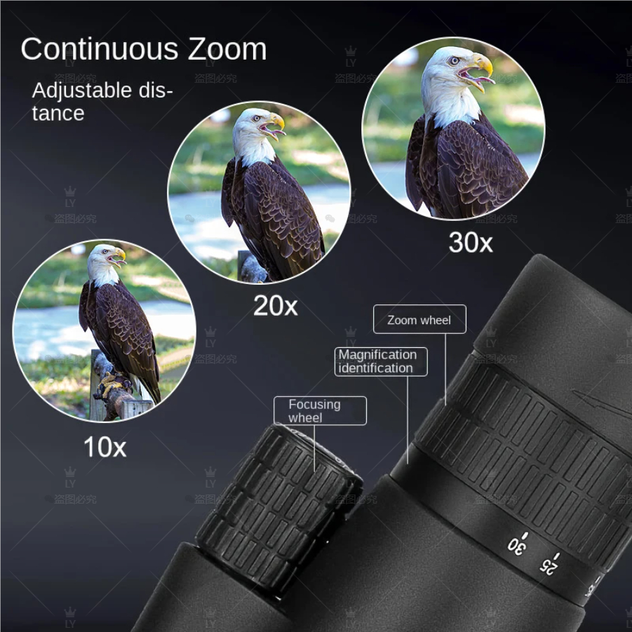 CAOX 10-30x50 Zoom HD Monocula – обзор и цена Hunting Outdoor Watch