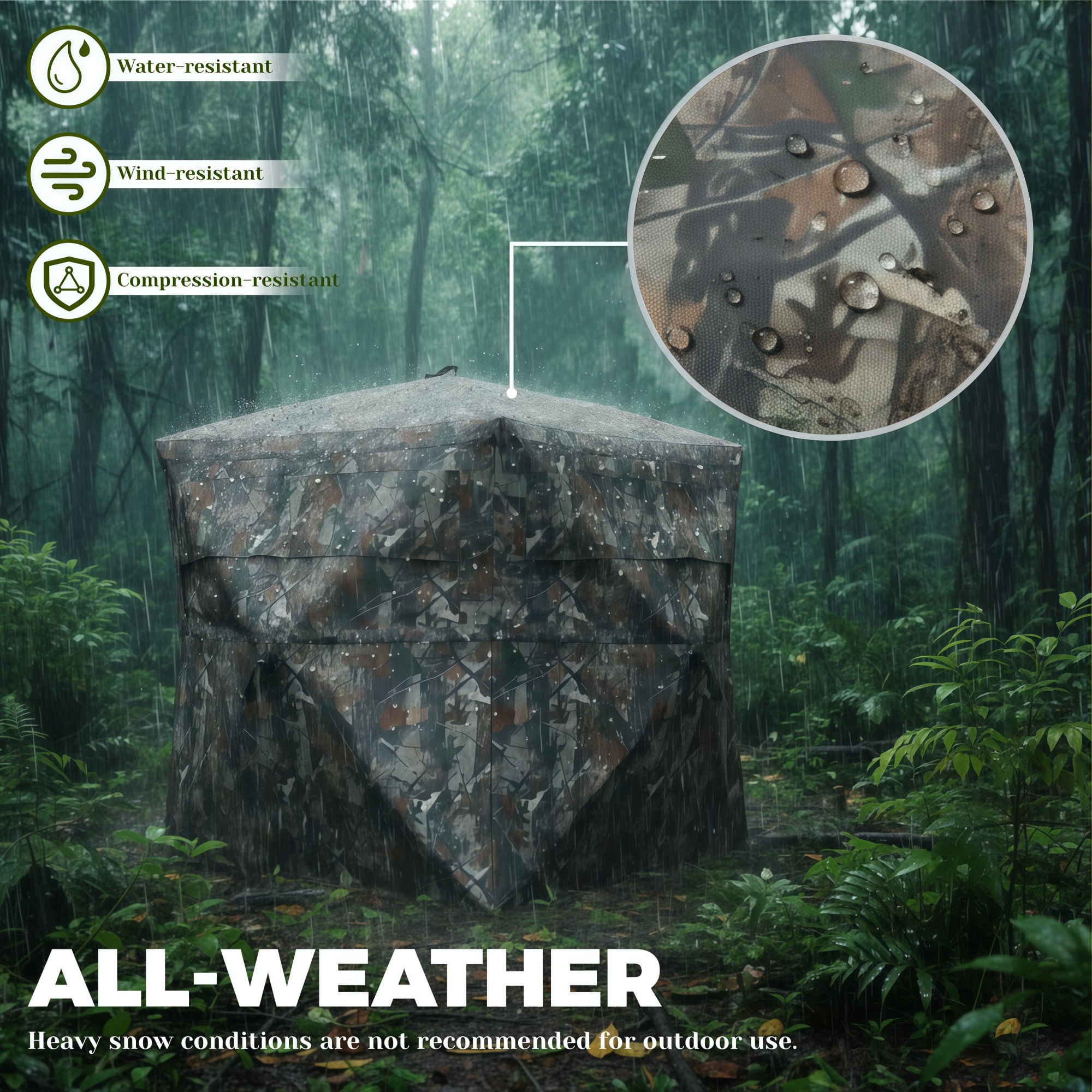 Camouflage Pop-Up Hunting Blin – обзор и цена Hunting Outdoors