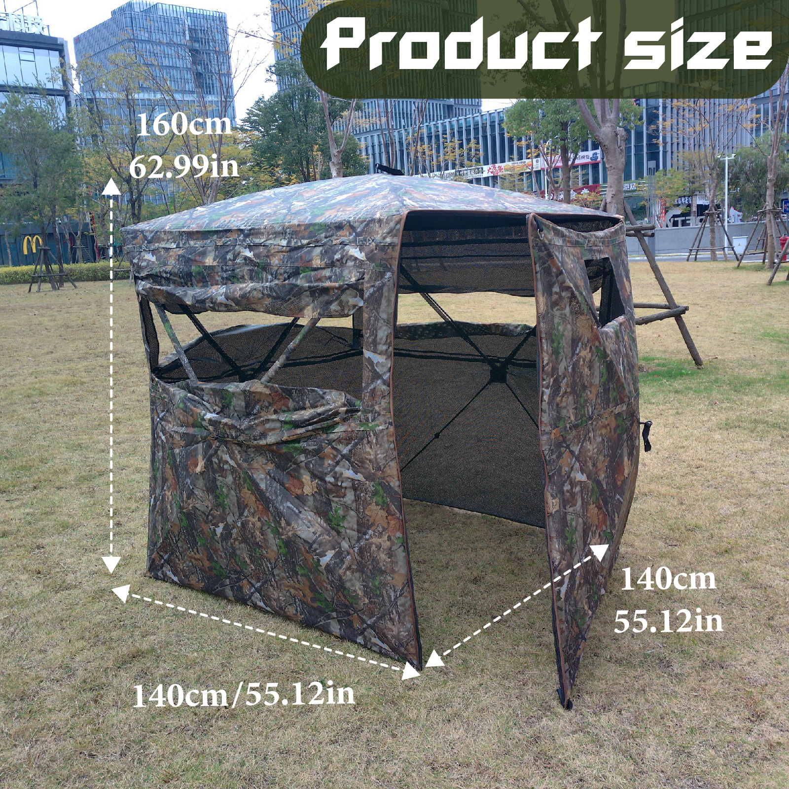 Camouflage Pop-Up Hunting Blin – обзор и цена Hunting Outdoors