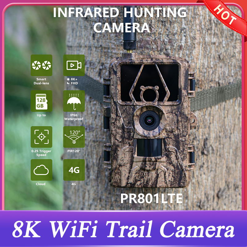8K 60MP WiFi Trail Camera Wate – обзор и цена Outdoor Hunting Videos