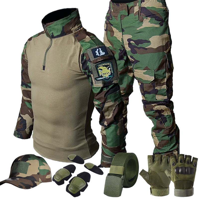 Tactical Cargo Uniform Jungle  – обзор и цена Hunting Outdoor Shirts
