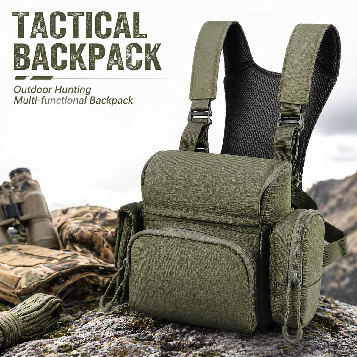 Tactical Binocular Harness Bag – обзор и цена Hunting Outdoor Watch