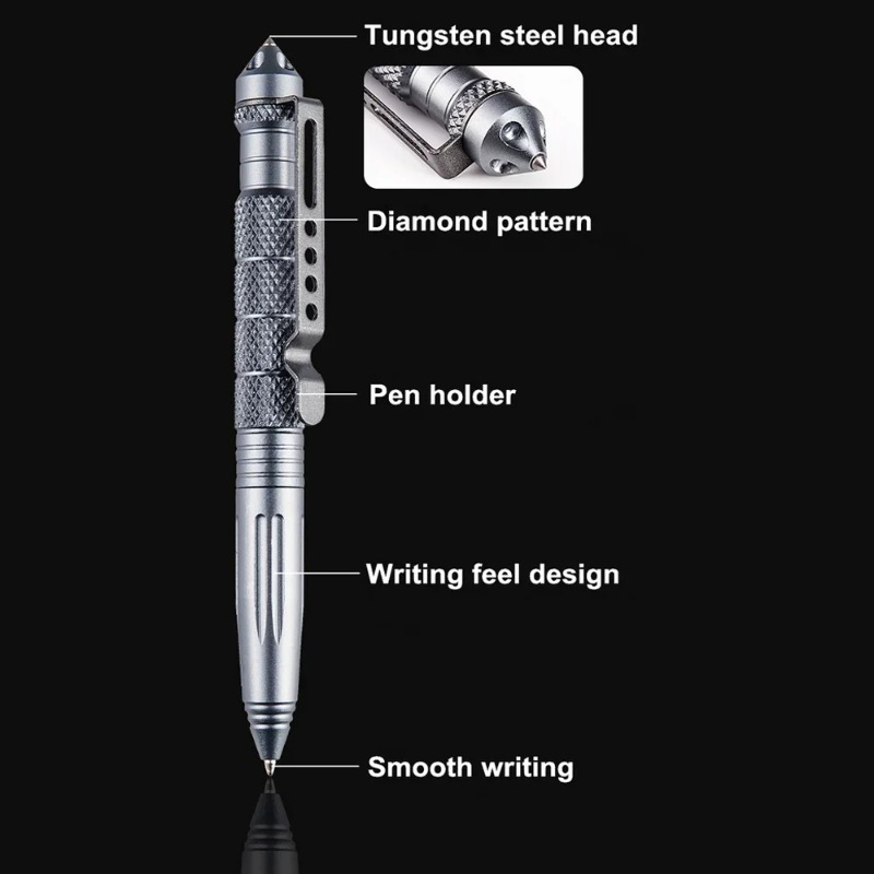 Military Tactical Pen Aluminum – обзор и цена Tactical Pen Tool