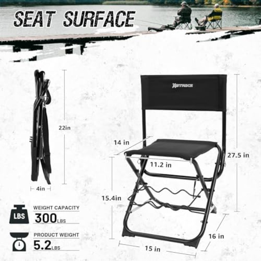 Portable Fishing Chairs Outdoo – обзор и цена Hunting And Fishing Outdoor Chairs