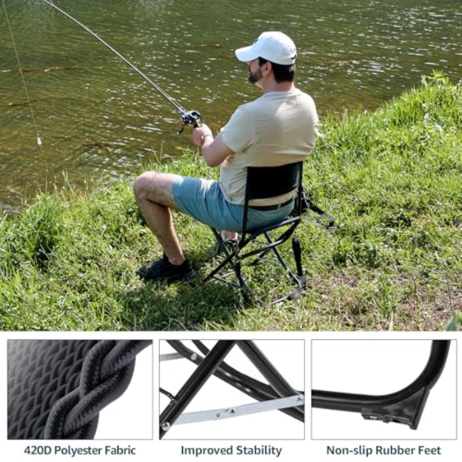 Portable Fishing Chairs Outdoo – обзор и цена Hunting And Fishing Outdoor Chairs