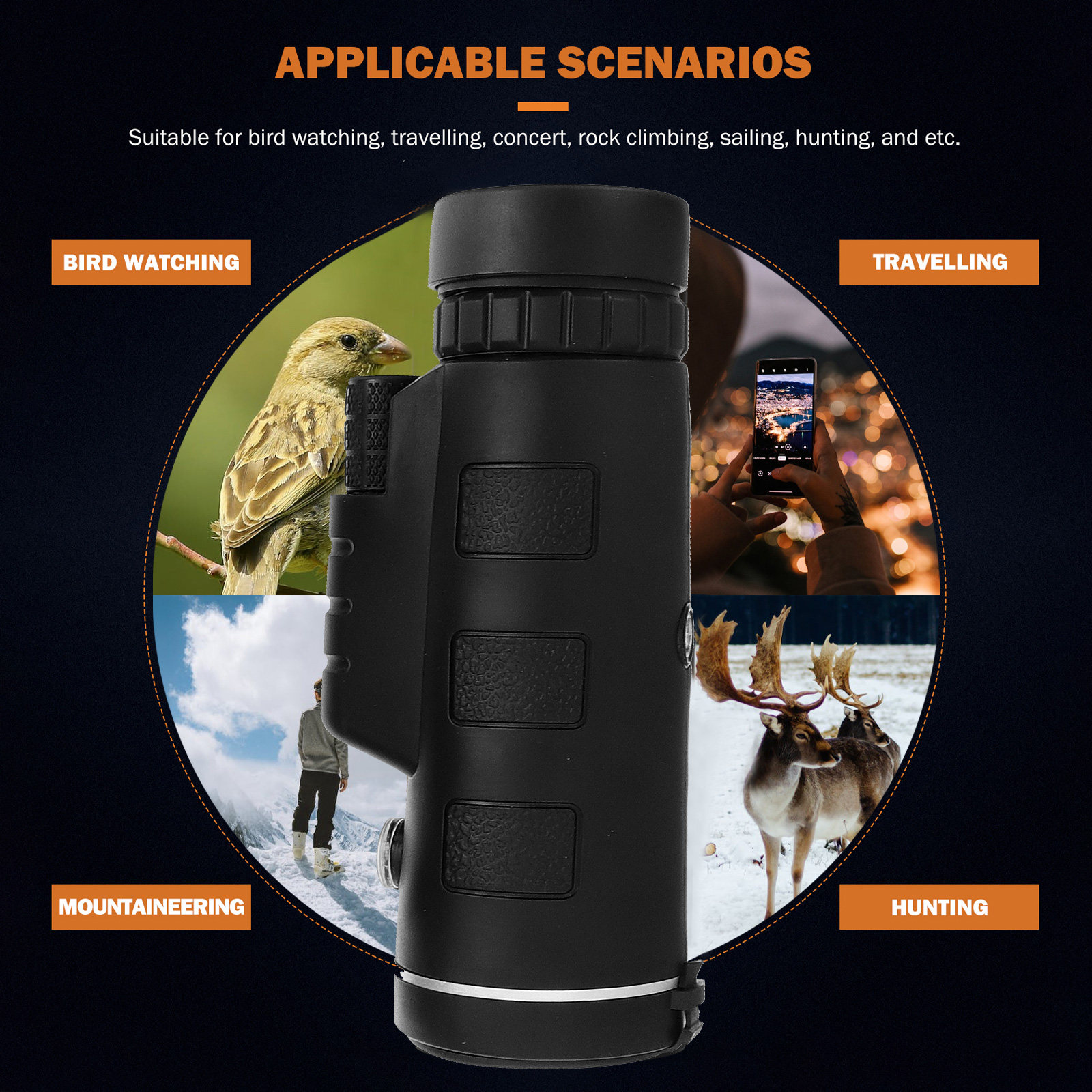 1Set Single-Tube Monocular Hig – обзор и цена Outdoor Hunting Youtube