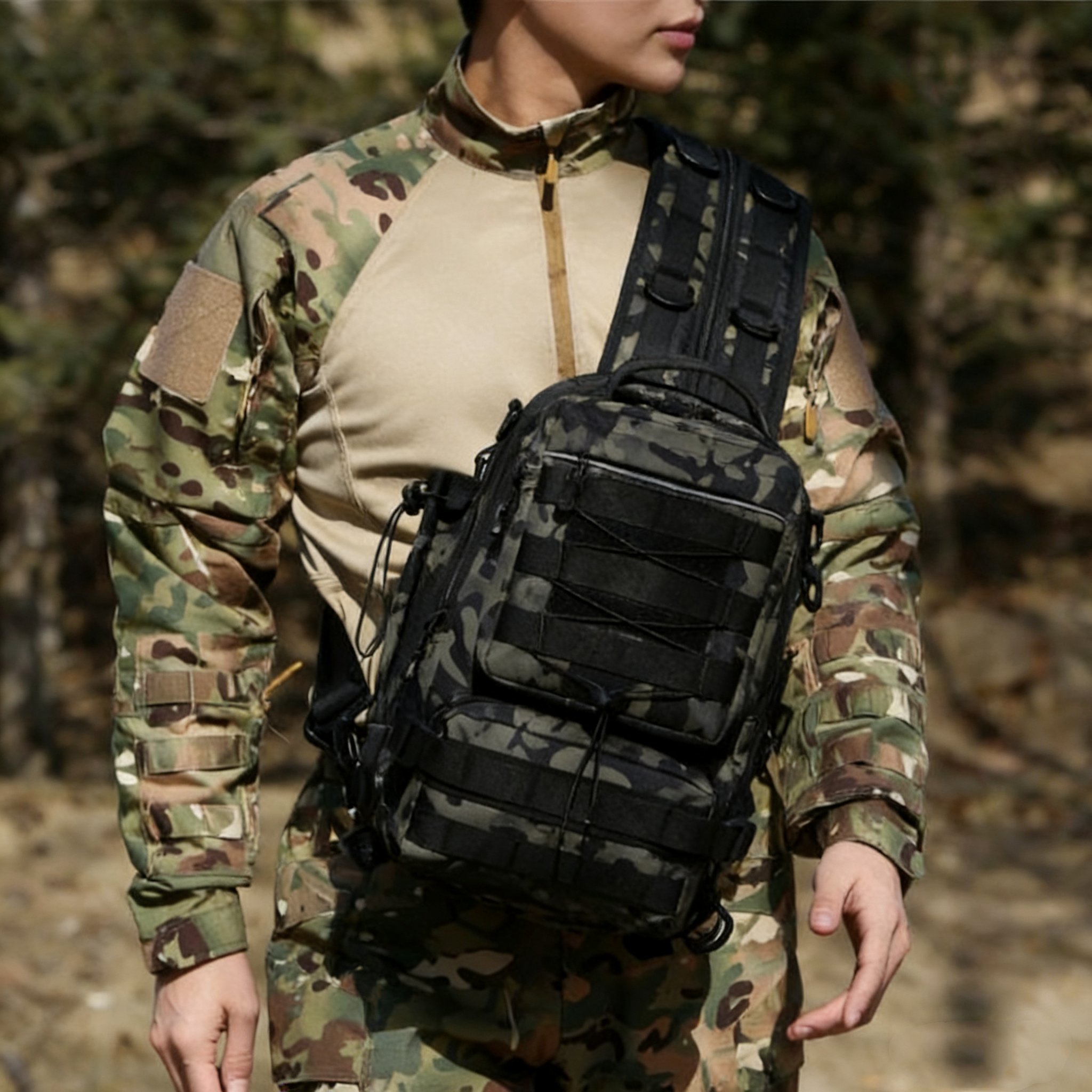 Men Outdoor Shoulder Fishing L – обзор и цена Outdoor Hunting Gear Storage