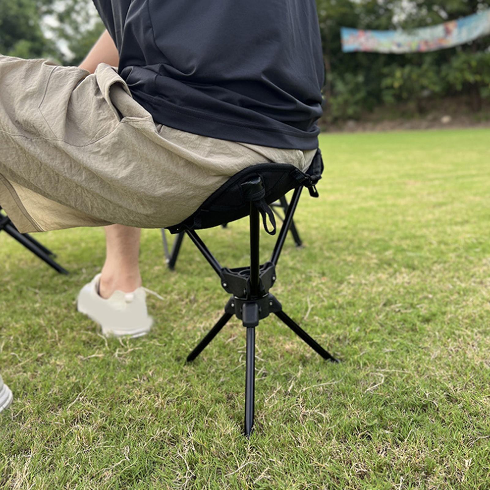 Portable Folding Swivel Campin – обзор и цена Hunting And Fishing Outdoor Chairs