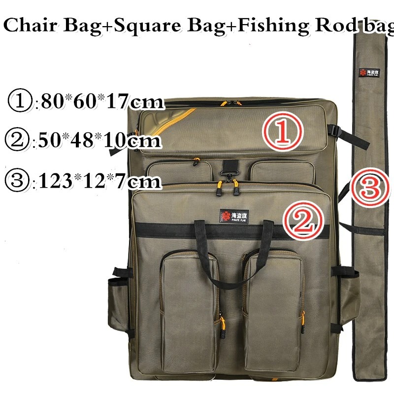 Large Capacity Waterproof Fish – обзор и цена Hunting And Fishing Outdoor Chairs