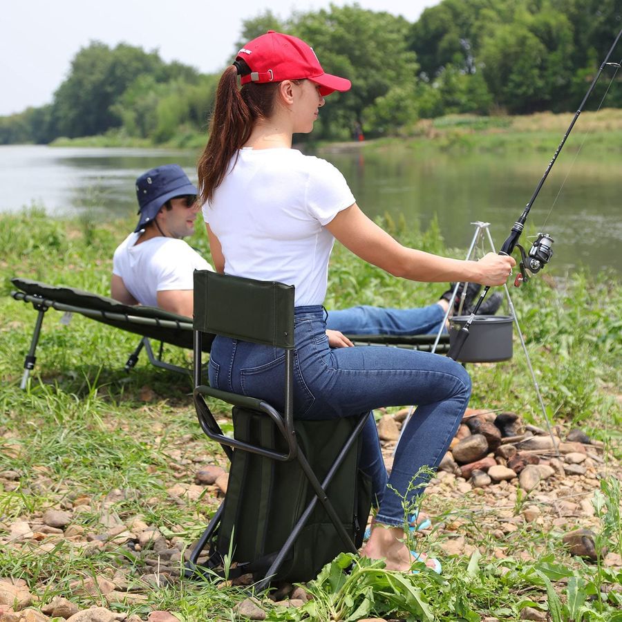 Backpack Cooler Chair Fishing  – обзор и цена Hunting And Fishing Outdoor Chairs
