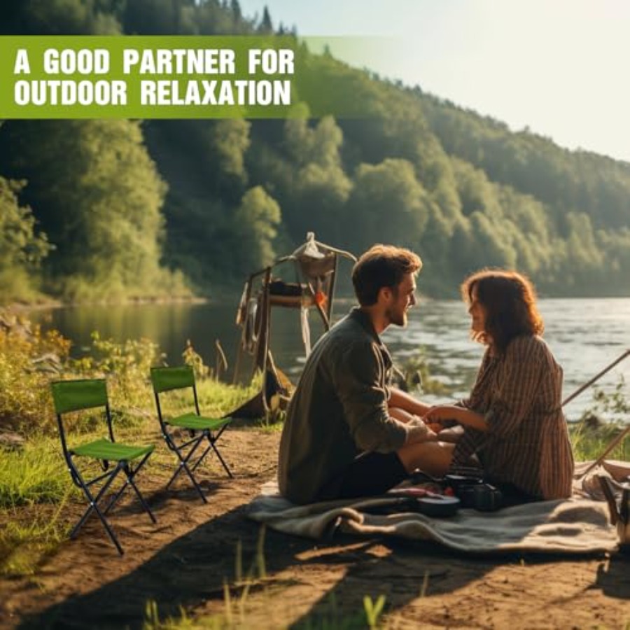 2 Pcs Summer Folding Fishing C – обзор и цена Hunting And Fishing Outdoor Chairs