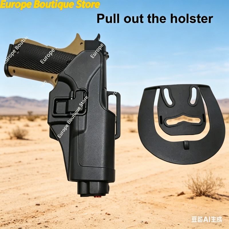 Black Airsoft Pistol Holster F – обзор и цена Outdoor Hunting Belt