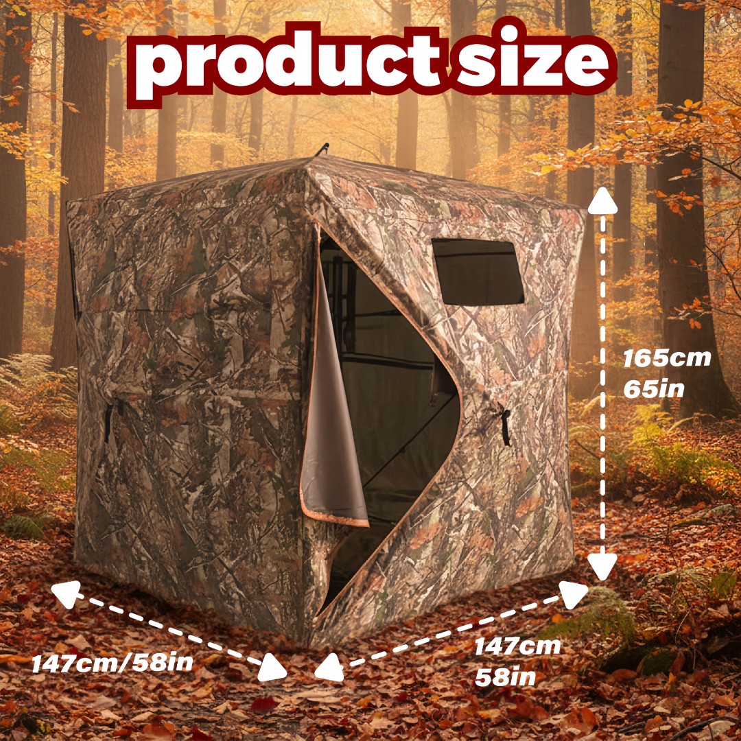 Camouflage Pop-Up Hunting Blin – обзор и цена Hunting Outdoors