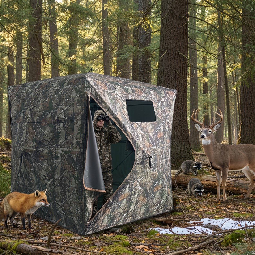 Camouflage Pop-Up Hunting Blin – обзор и цена Hunting Outdoors
