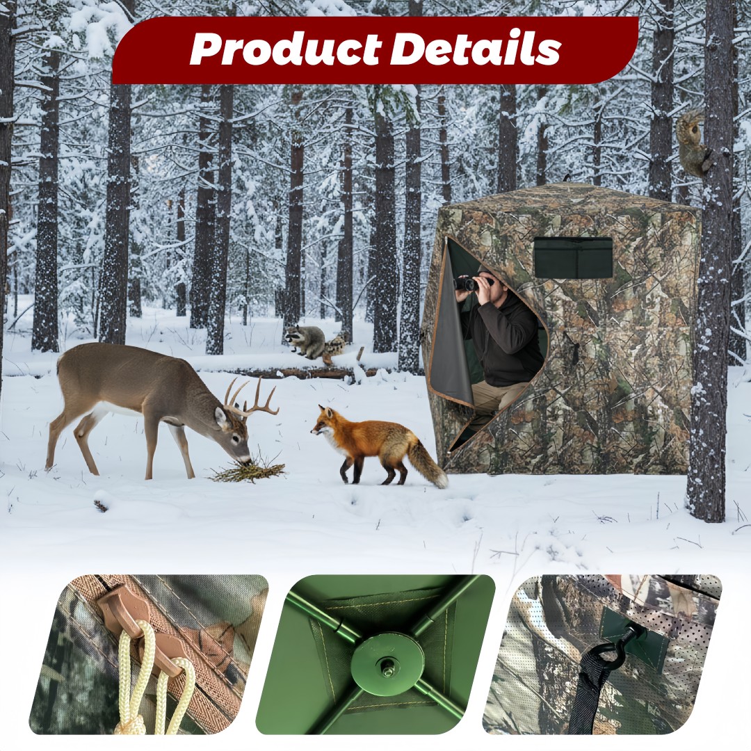 Camouflage Pop-Up Hunting Blin – обзор и цена Hunting Outdoors