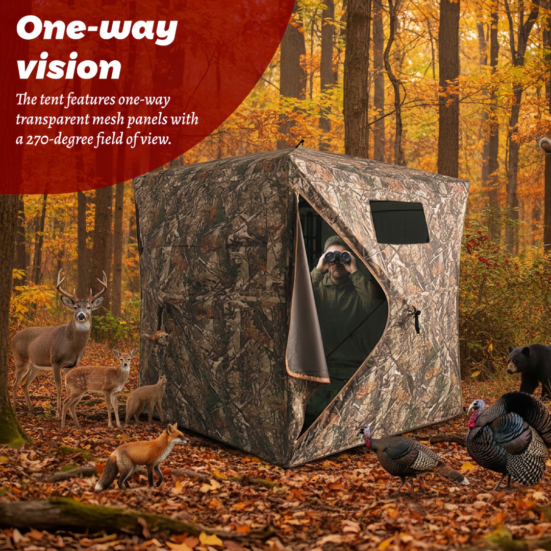 Camouflage Pop-Up Hunting Blin – обзор и цена Hunting Outdoors