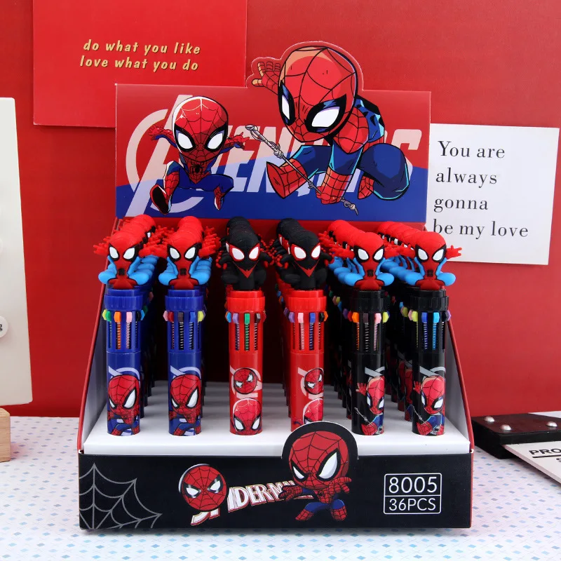 6pcs Cartoon Superhero Spider- – обзор и цена Tactical Pen Tool