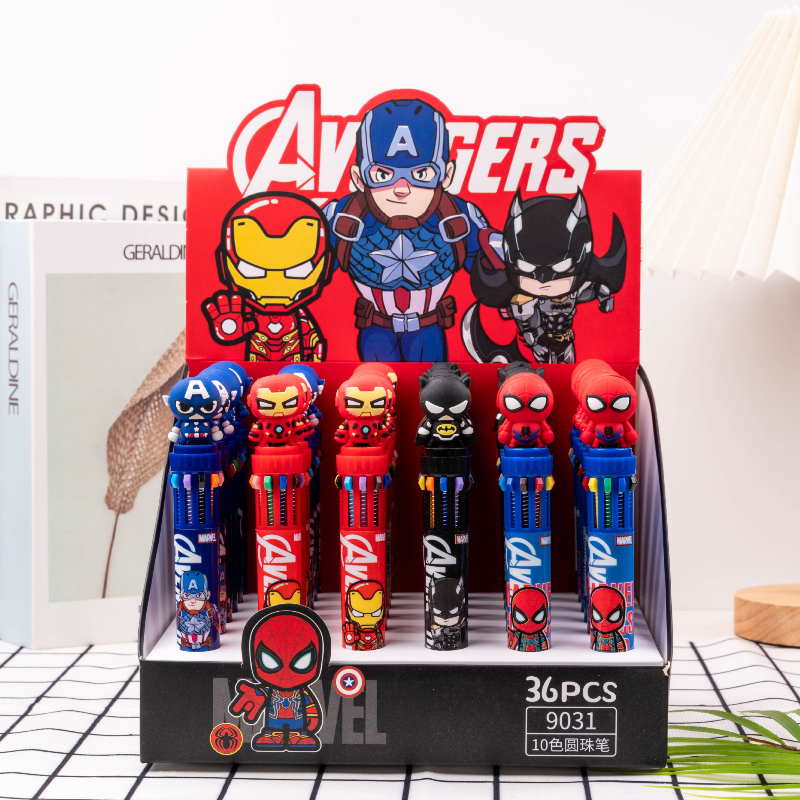 6pcs Cartoon Superhero Spider- – обзор и цена Tactical Pen Tool