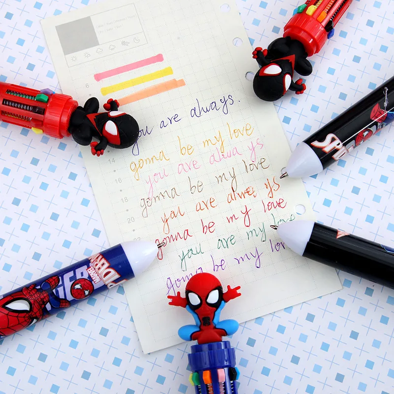 6pcs Cartoon Superhero Spider- – обзор и цена Tactical Pen Tool