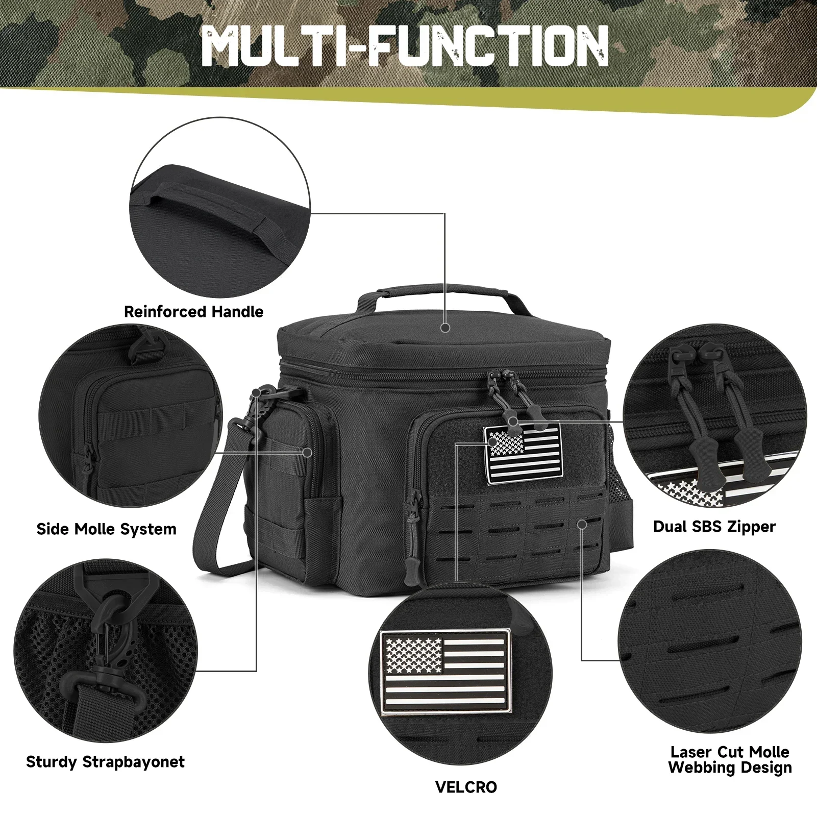13L Tactical Thermal Cooler Ba – обзор и цена Outdoor Hunting Gear Storage