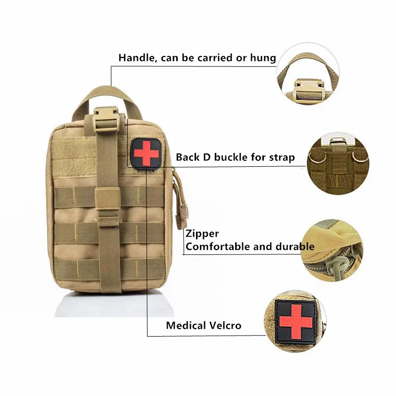 Tactical First Aid Kit Medical – обзор и цена Outdoor Hunting Vehicle