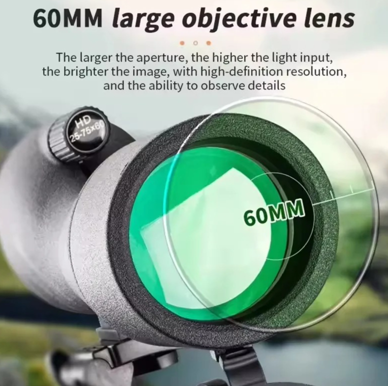 25-75x60 HD Spotting Scope Zoo – обзор и цена Hunting Outdoor Watch