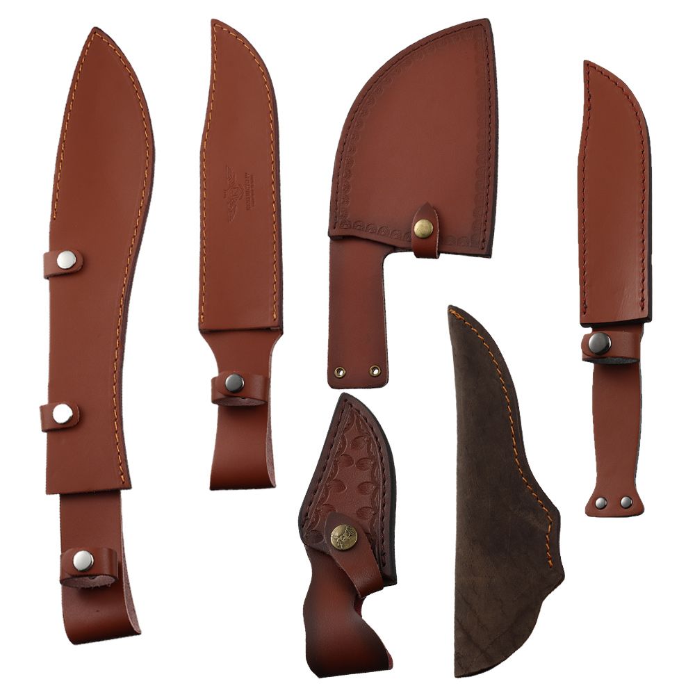 Brown Leather Sheath Holder Po – обзор и цена Outdoor Hunting Belt