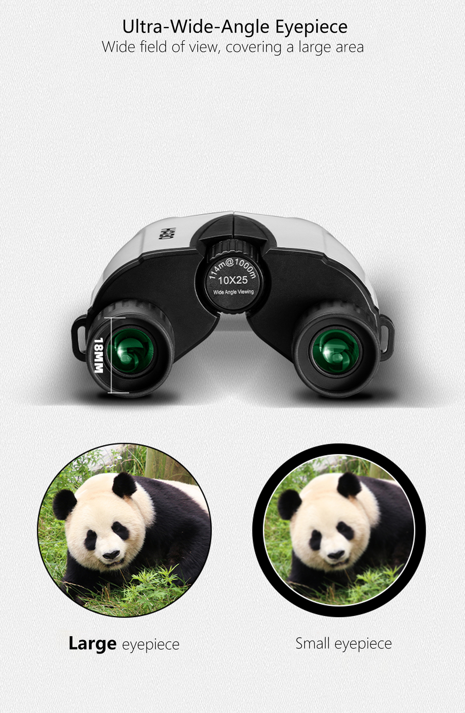 10x25 Portable Binoculars For  – обзор и цена Hunting Outdoor Watch