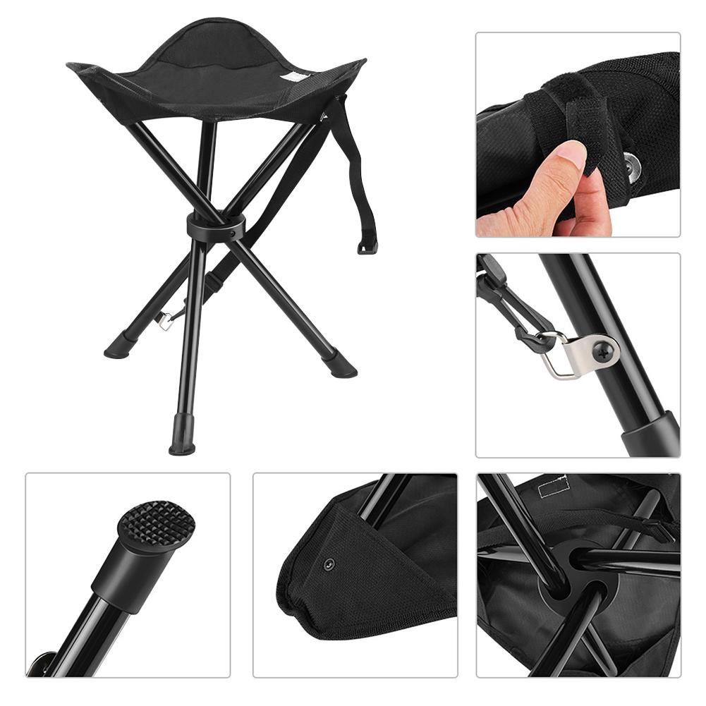 Portable Tripod Stool Folding  – обзор и цена Hunting And Fishing Outdoor Chairs