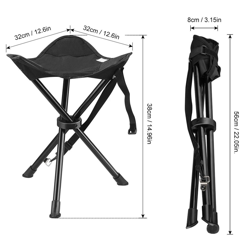 Portable Tripod Stool Folding  – обзор и цена Hunting And Fishing Outdoor Chairs