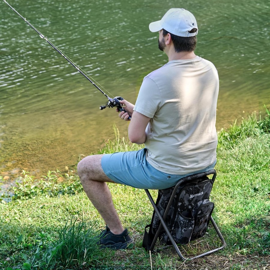 Portable Fishing Chair with Ad – обзор и цена Hunting And Fishing Outdoor Chairs